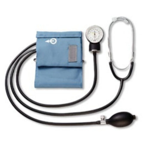 Omron Model 104 Manual Inflation Aneroid Upper Arm Blood Pressure Monitor Kit, fits arms 8.7” to 12.6”