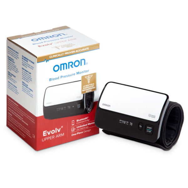 Omron Evolv Wireless One-Piece Upper Arm Digital Blood Pressure Monitor, Fits arms 9 to 17 Inches, BP7000