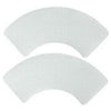 Nu-Hope Extra-Wide Non-Woven Adhering Tape Strips, 1-1/4 H x 3-3/8 In. W, Breathable Acrylic Based Adhesive Tape, Circular Pouch Seals, Box of 100