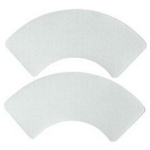 Nu-Hope Extra-Wide Non-Woven Adhering Tape Strips, 1-1/4 H x 3-3/8 In. W, Breathable Acrylic Based Adhesive Tape, Circular Pouch Seals, Box of 100