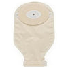 Nu-Hope One-Piece Post-Op Trim-to-Fit Extra-Deep Convex Adult Drainable Pouch with Nu-Comfort™ Barrier and Closure Clamp 3/4" x 1-1/2" Inside Cutting Area Oval, 3-1/4" x 4-5/8" OD, 11" L x 5-3/4" W, 1/2" Starter Hole, 24 oz, Adh