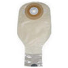 Nu-Hope One-Piece Post-Op Pre-Cut Convex Adult Drainable Pouch with Closure Clamp 1/2" Opening Round, 11" L x 5-3/4" W, Opaque, 3-1/2" Adhesive Foam Pad, 24 oz, Odor-Proof