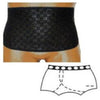 OPTIONS Ladies' Brief with Open Crotch and Built-In Barrier/Support, Black, Right-Side Stoma, X-Large 10, Hips 45" - 47"