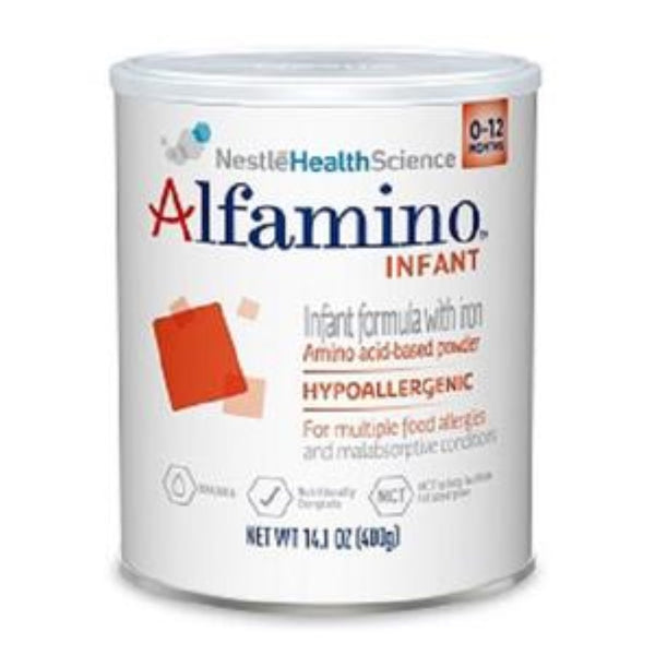 Nestle Alfamino Infant Amino Acid Powder Formula, 14.1 oz. Canister, Unflavored