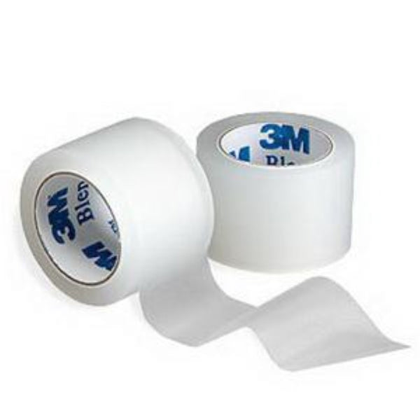 3M Blenderm Clear Hypoallergenic Plastic Surgical Tape, 1" x 5 yds., Box of 12