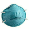 3M Health Care Particulate Respirator and Surgical Mask Regular, Bacterial Filtration Efficiency with Adjustable Noseclip, Box of 20, 1860