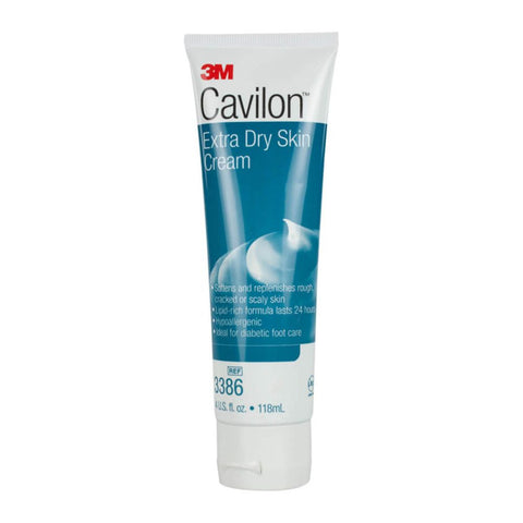 3M Cavilon Extra Dry Skin Moisturizing Cream, 4 oz. Tube, pH-Balanced, Ideal for Diabetic Foot Care