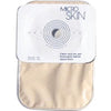 One-piece Colostomy Closed-end Pouch with Microskin Adhesive Plain Barrier and MicroDerm Thin Washer 1-1/2" Stoma Opening