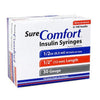 Allison Medical SureComfort 30G 1/2in (12.7mm) 1/2cc (0.5mL) U100 Insulin Syringes, 30 Gauge (0.30mm), 22-6205