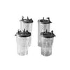 Allied Healthcare Disposable Suction Canister with Stem Inlet and Hydro-Filter, 1100mL, 09712
