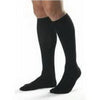 BSN Jobst Classic SupportWear Men's Knee-High Mild Compression Socks, Closed-Toe, Black, XL