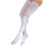 BSN Jobst Unisex Anti-Embolism Thigh-High Seamless Elastic Stockings, Open Toe, XXL/Long, White