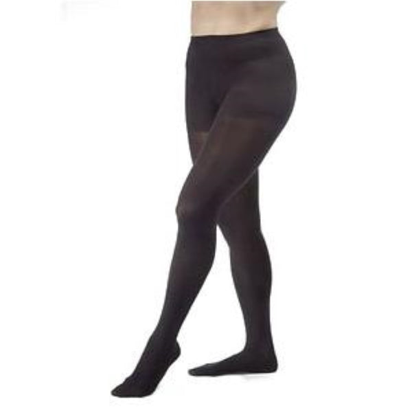 BSN Jobst Women's UltraSheer Extra Firm Compression Pantyhose, Closed Toe, Small, Classic Black