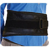 Bell Horn Pull-IT Back and Abdominal Support 32" to 51" Waist, Adjustable, Light-weight, Black