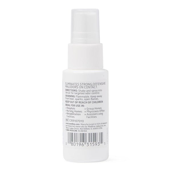 Medline Simply Fresh Odor Eliminator 1 oz. Pump Spray Bottle, Fresh Scent Fragrance, Deodorizer, Latex Free, CRR107010