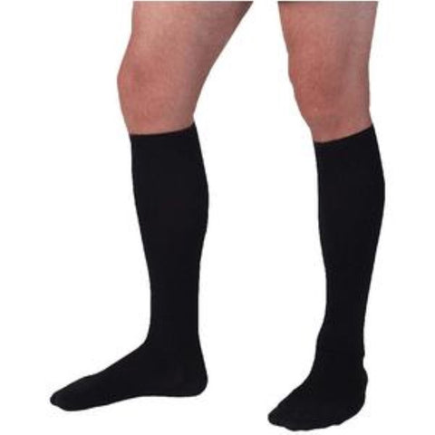 Carolon Health Support Vascular Knee-Length Hosiery Size D/Short, Black