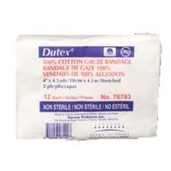 Derma Sciences Dutex Conforming Bandage, 2-Ply, 4" x 4-1/10 yds