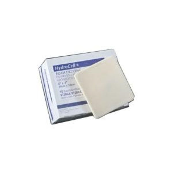 Derma Sciences Hydrocell Non-Adhesive Foam Dressing with Film Backing, 6" x 6"