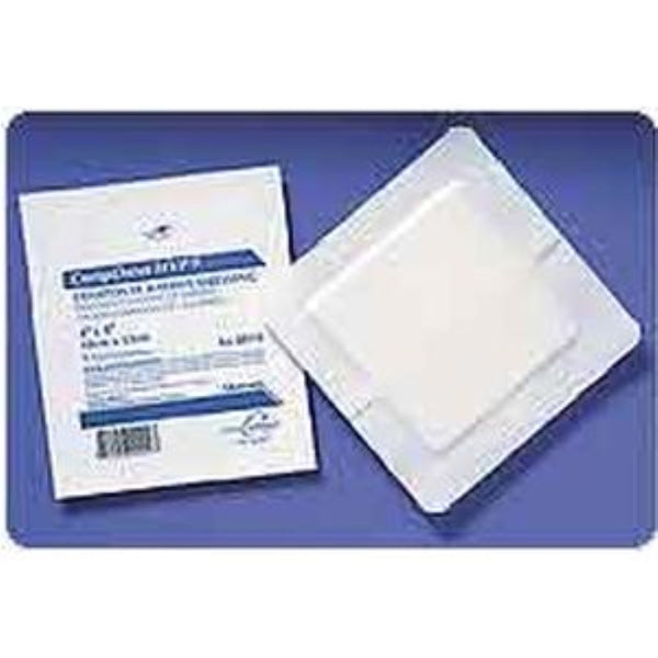 Derma Sciences DuDress Film Top Barrier Dressing, 4 x 4 In., Sterile, Latex-Free, Waterproof