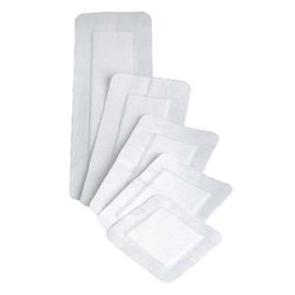 DeRoyal Covaderm Adhesive Wound Dressing, 4" x 8" with 2" x 5-1/2" Pad