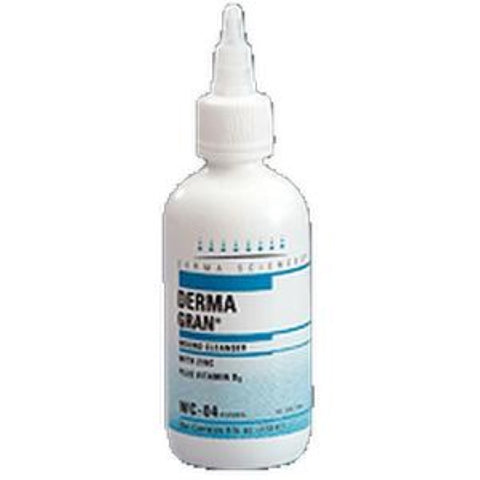 Derma Sciences Dermagran Wound Cleanser with Zinc, 4 oz Bottle
