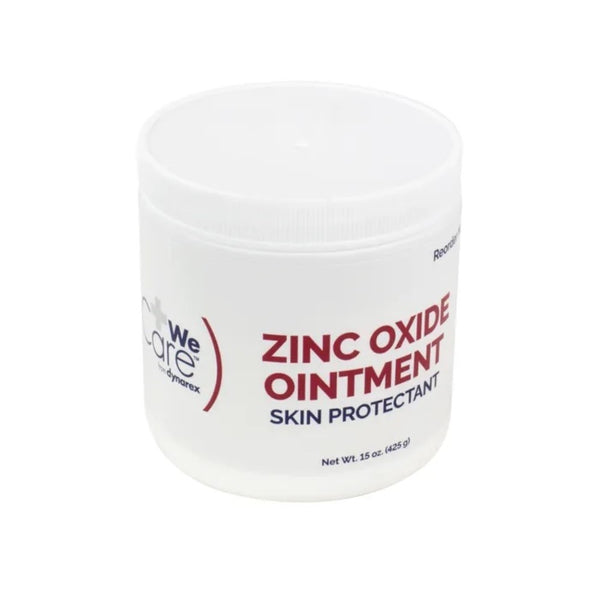 Dynarex Zinc Oxide Ointment, Skin Protectant, 15 oz. Jar, MPN: 1192