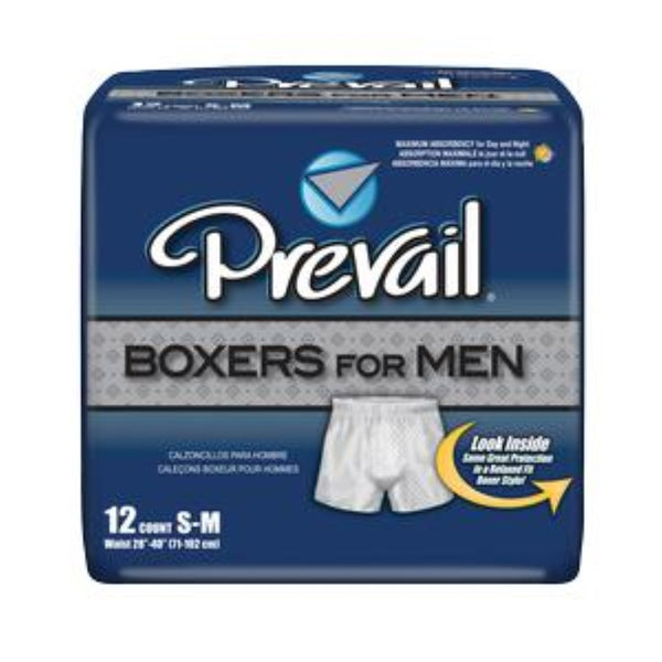 Prevail Boxers for Men, Medium (28" to 40")