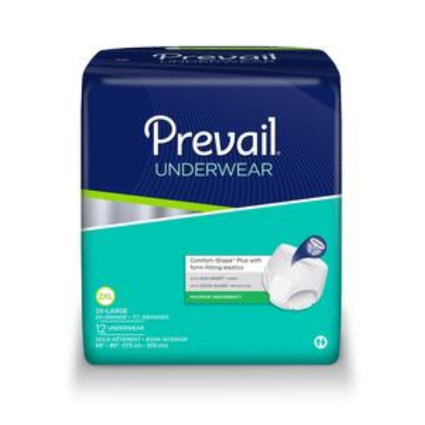 Prevail Protective Underwear, 2XL (68" - 80") - Replaces Item # 55UWM2XL30