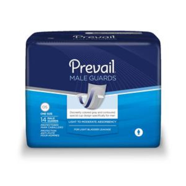 Prevail Male Guards, White, 13"