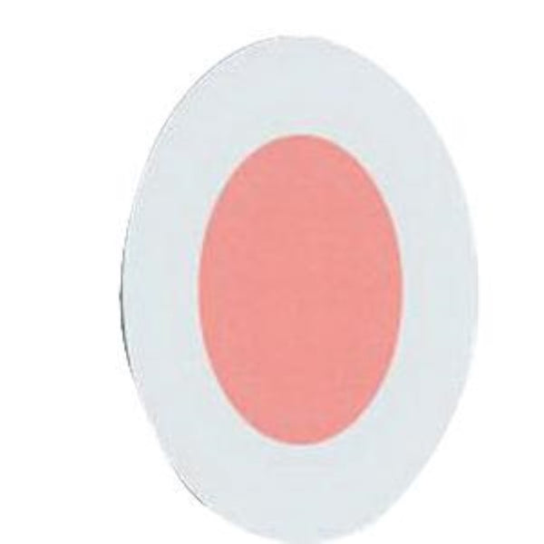 Ferris PolyMem Shapes #8 QuadraFoam Dressing 6-1/2" x 8-1/5" Oval with 4" x 5-5/7" Pad