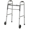Medline Guardian Easy Care Adult Folding Walker with 5" Fixed Wheels, G30757W