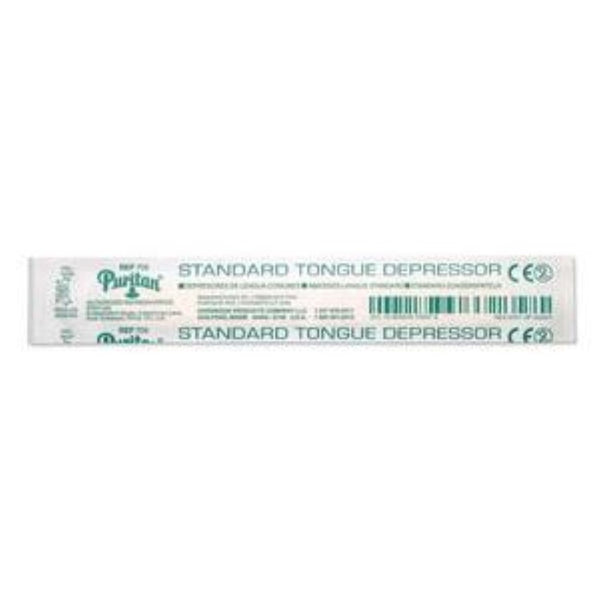 Puritan Medical Product Tongue Depressor 6" x 11/16" x 1/16", Adult, Wood