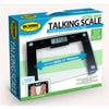 Jobar Talking Scale 15 In. L x 12 In. x 1  In. H Platform, 550 lb Weight Capacity, 8mm Tempered Glass