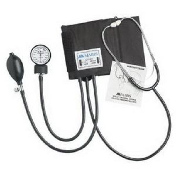Manual Home Blood Pressure Kit with Attached Stethoscope