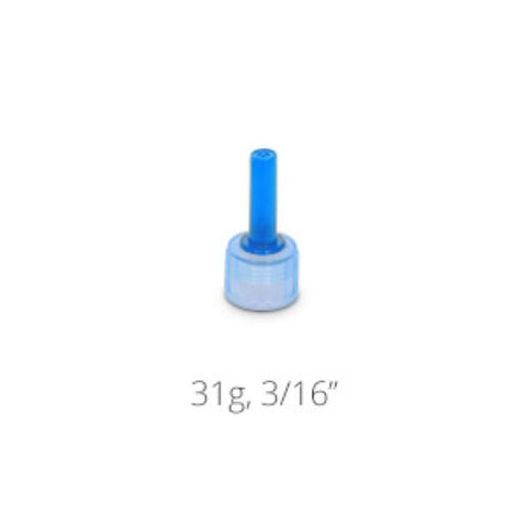 MHC EasyTouch 31G (0.25mm) 3/16in (5mm) 100 U100 Insulin Pen Needles, 831361