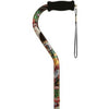 Alex Orthopedic Offset Handle Cane Casino, 31" to 40" Adjustable Height, Aluminum, Hypalon Grip, 300 lb weight capacity