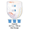 Tranquility SlimLine Junior Disposable Brief, 10-1/5 oz Fluid Capacity, 24 - 42 lb, 2112
