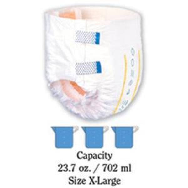 Tranquility SlimLine Junior Disposable Brief, 10-1/5 oz Fluid Capacity, 24 - 42 lb, 2112