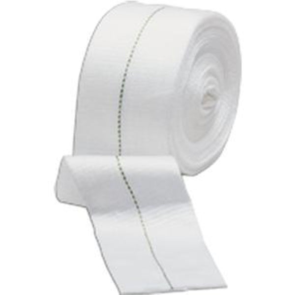 Molnlycke Tubifast 2-Way Stretch Tubular Bandage 4-1/2" x 33', Yellow Line, For XL Limbs, Heads, Children’s Trunks