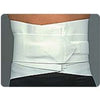 Scott Specialties Lumbosacral Support with Single Tension Strap Large, 37" to 39" Waist Size, 10" W, White