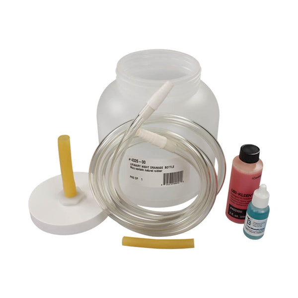 Torbot Urinary Night Drainage Set with 60in Tubing and 2 Quart Bottle