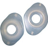 Convert-A-Pouch® Convex Plastic Rigid Faceplate 1/2" Opening, 3" OD