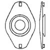 Convert-A-Pouch® Convex Plastic Soft Faceplate 1-1/4" Opening, 3" OD