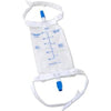 Cardinal Health 600 mL Urinary Drainage Leg Bag with Twist Drainage Valve