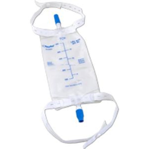 Cardinal Health 600 mL Urinary Drainage Leg Bag with Twist Drainage Valve