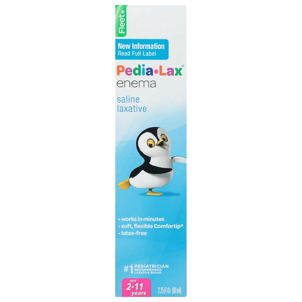 CB Fleet Fleet Pediatric Enema 2-1/4 oz, Latex-Free