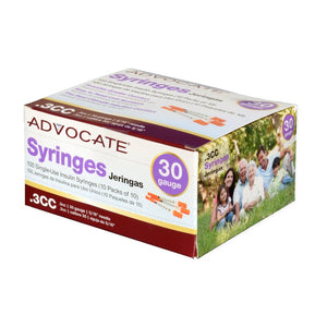 Pharma Supply Advocate U100 Insulin Syringes