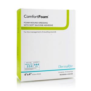 ComfortFoam Self-Adherent Soft Silicone Non-Border Foam Dressing