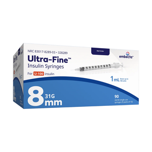 embecta Ultra-Fine Needle U100 Insulin Syringes, BD Becton Dickinson