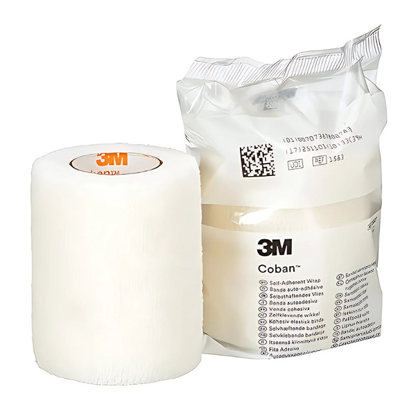 3M Coban Self-Adherent Wrap with Latex White, 1583W